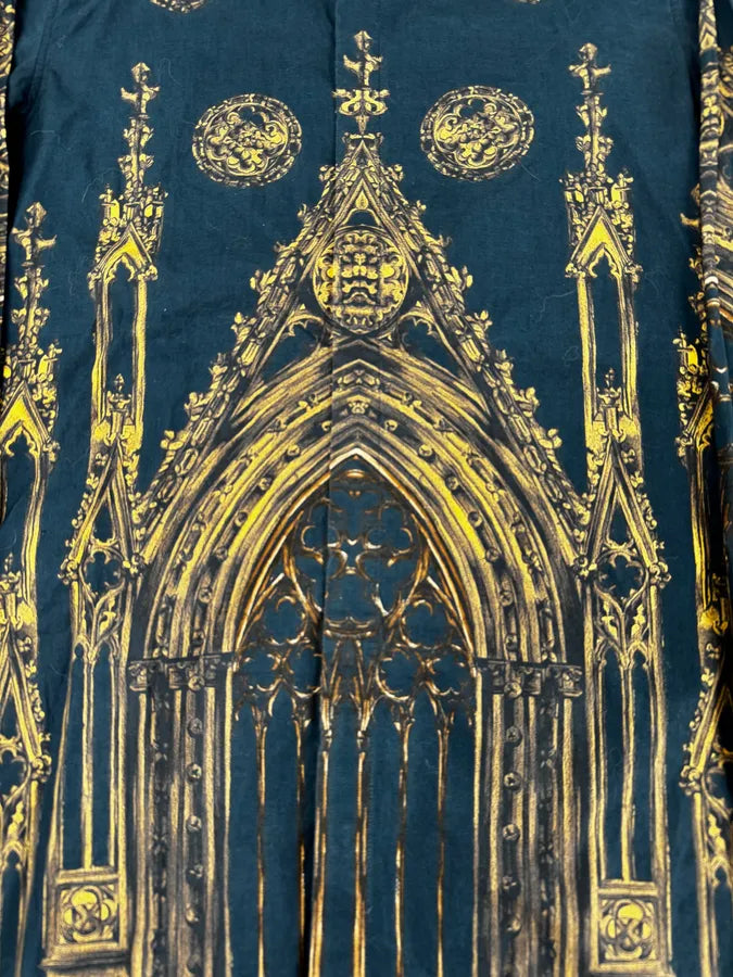 AW2014 Dolce & Gabbana Catholic Cathedral Navy Shirt NTgTIvy 7