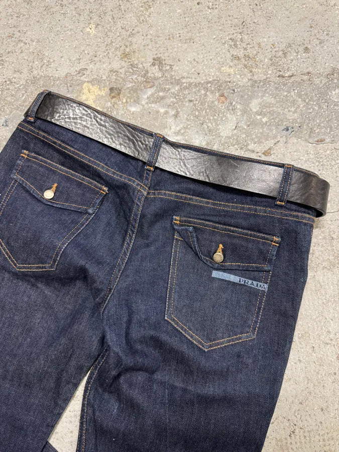 2000s Dolce & Gabbana Catholic Embellished Buckle Black Leather Belt (OS) uYIpWvO 5