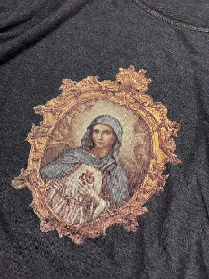 2000s Dolce & Gabbana Catholic Grey T-Shirt ngGBhHe 4