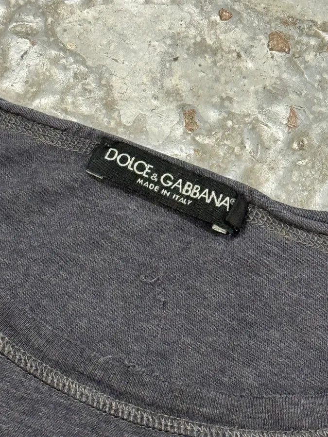 2000s Dolce & Gabbana Catholic Grey T-Shirt ngGBhHe 8