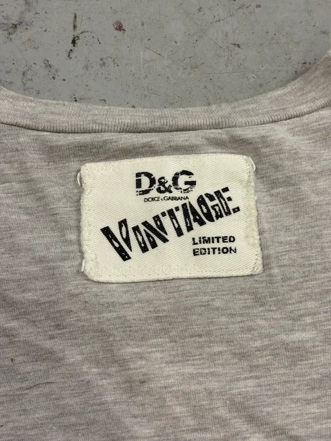 2000s Dolce & Gabbana Catwoman Grey T-Shirt CLZPbPA 7