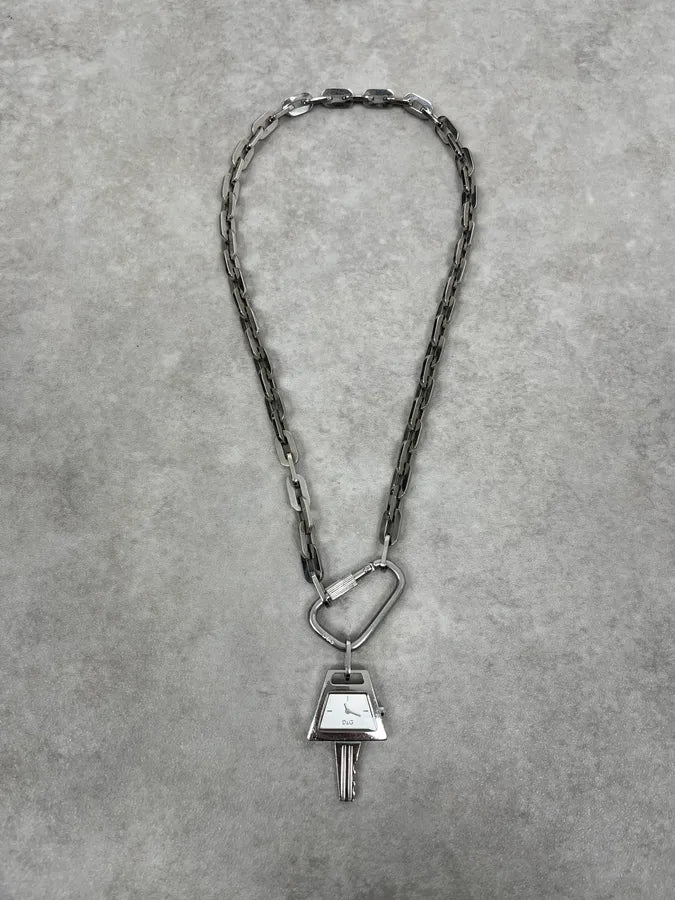 2000s Dolce & Gabbana Chain Key Necklace BElbzHC 0