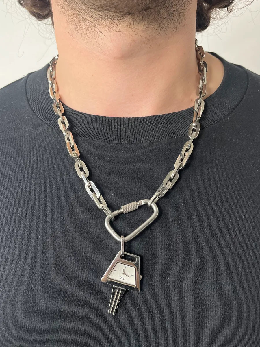 2000s Dolce & Gabbana Chain Key Necklace BElbzHC 1