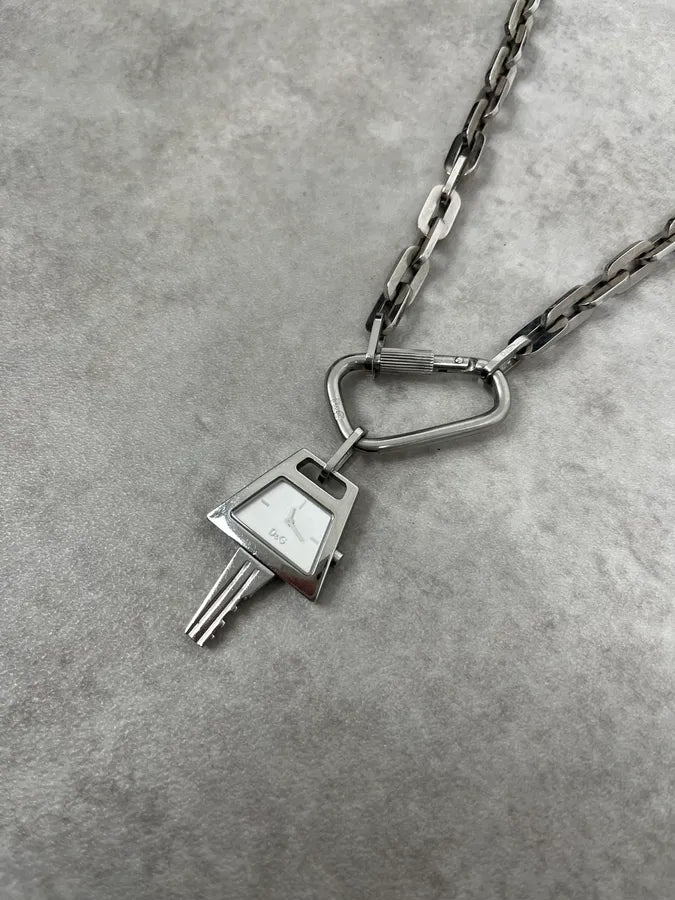 2000s Dolce & Gabbana Chain Key Necklace BElbzHC 2