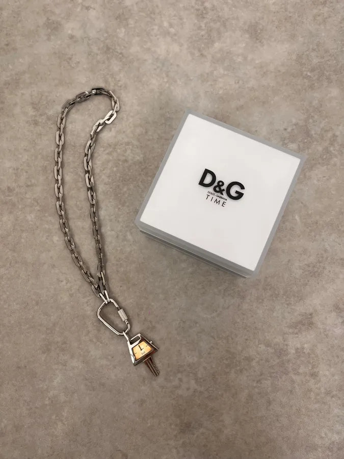 2000s Dolce & Gabbana Chain Key Necklace fXsDKuF 1