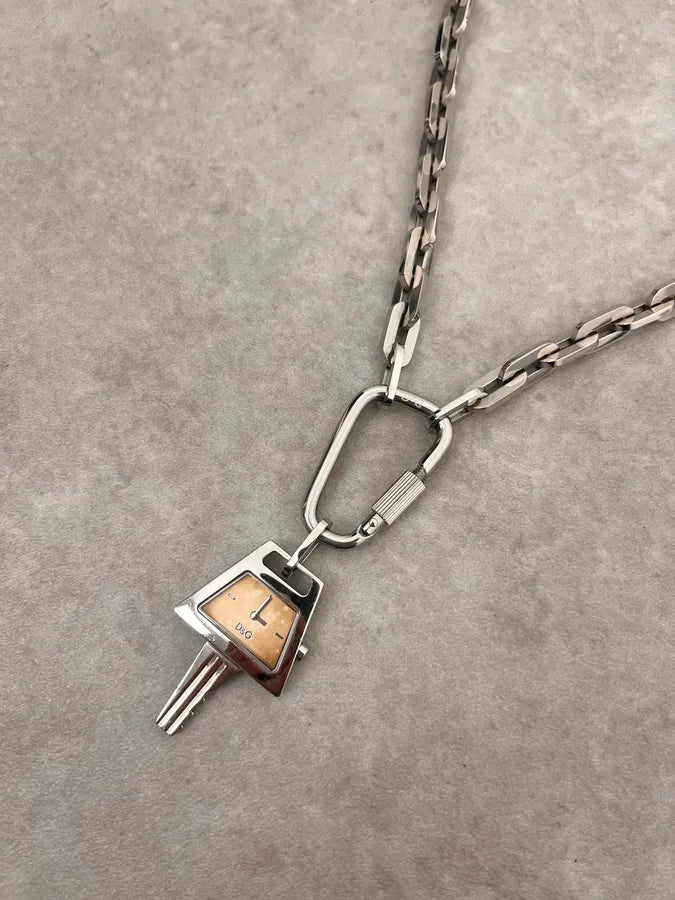 2000s Dolce & Gabbana Chain Key Necklace fXsDKuF 4