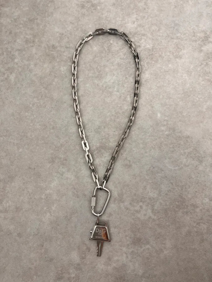 2000s Dolce & Gabbana Chain Key Necklace fXsDKuF 6
