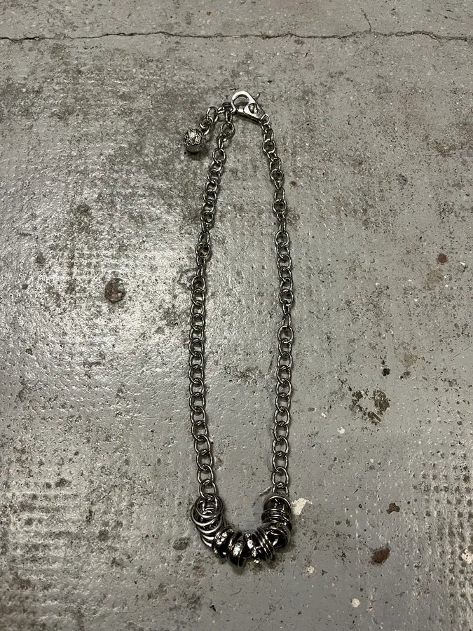 2000s Dolce & Gabbana Chain Linked Stainless Steel Necklace NEBIOrX 4