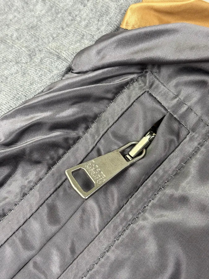 AW2005 Dolce & Gabbana Charcoal & Gold Satin Boxing Logo Trackpants kHtNqPL 8