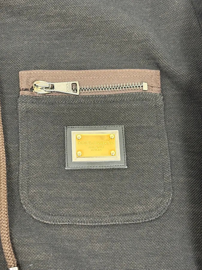 2010s Dolce & Gabbana Black Classic Zip-up Hoodie FmOSgQw 10