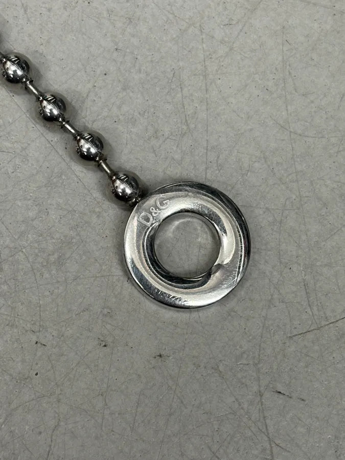 2000s Dolce & Gabbana Charm Marble Anchor Chain Bracelet piPGghV 8