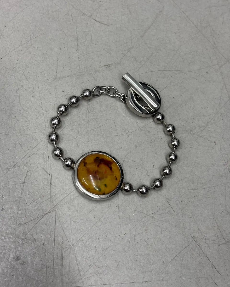 2000s Dolce & Gabbana Charm Marble Anchor Chain Bracelet piPGghV 0