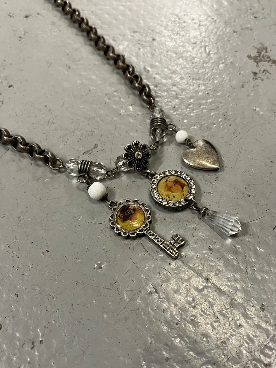 2000s Dolce & Gabbana Charm Steel Necklace kHqJnrl 2