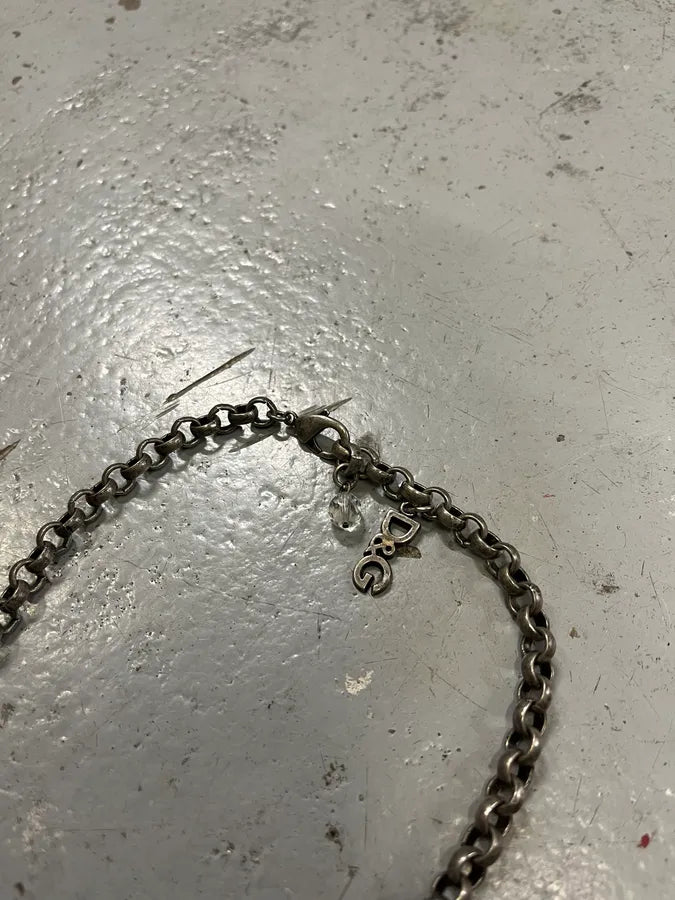 2000s Dolce & Gabbana Charm Steel Necklace kHqJnrl 3