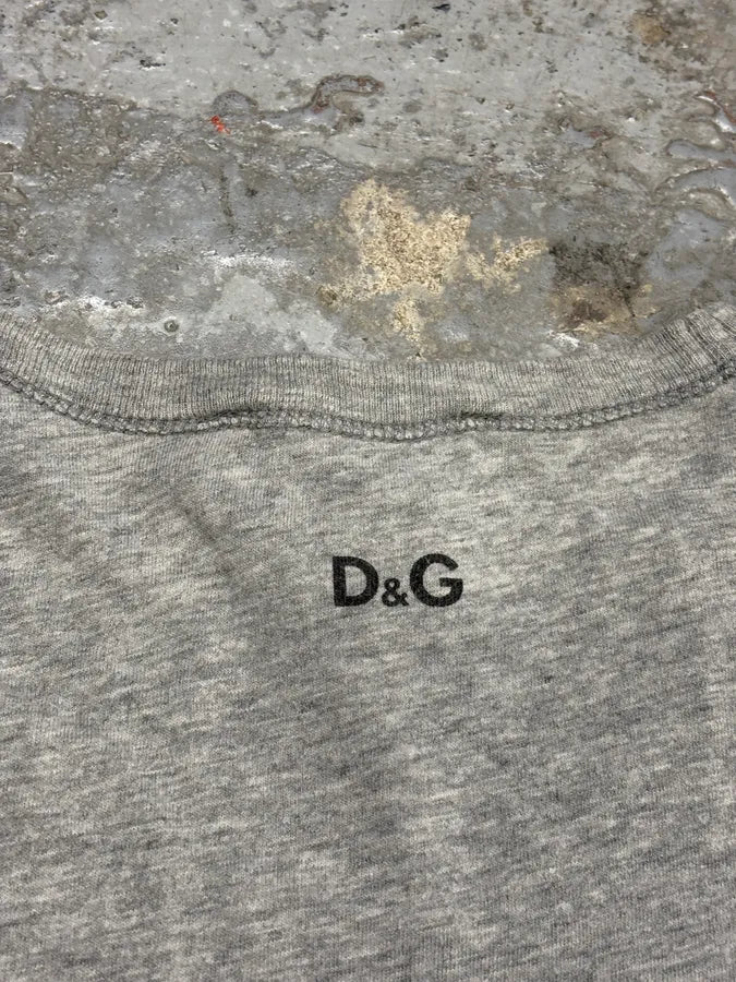 2000s Dolce & Gabbana Chill Lady Grey T-Shirt jGNjJYQ 7