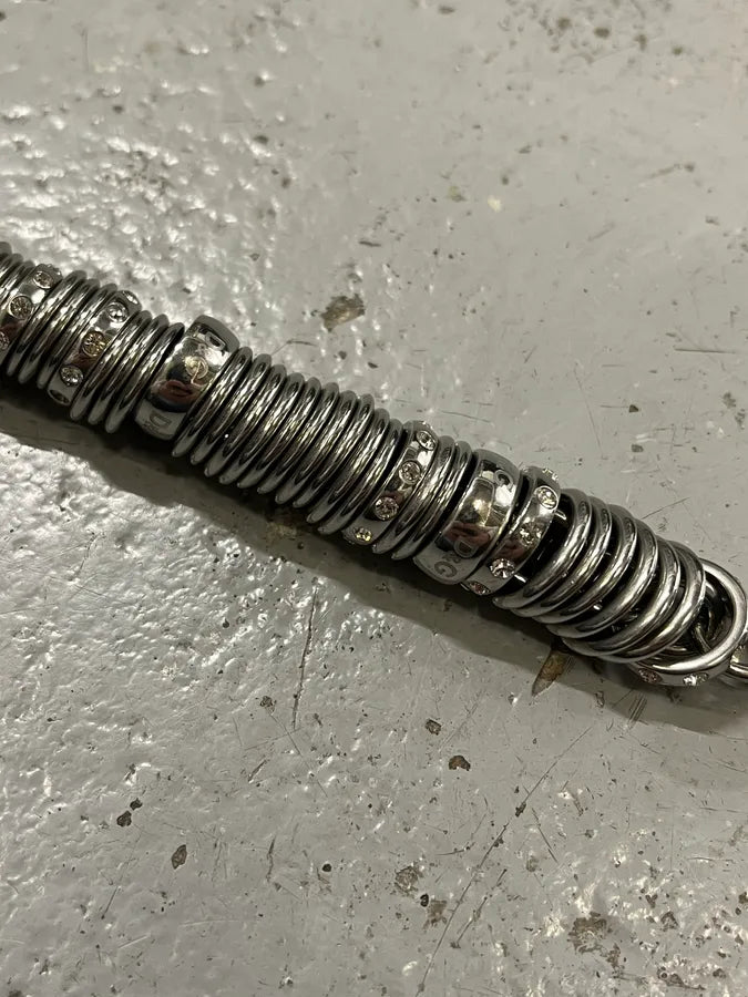 2000s Dolce & Gabbana Circles Metal Bracelet qHNxBfS 6