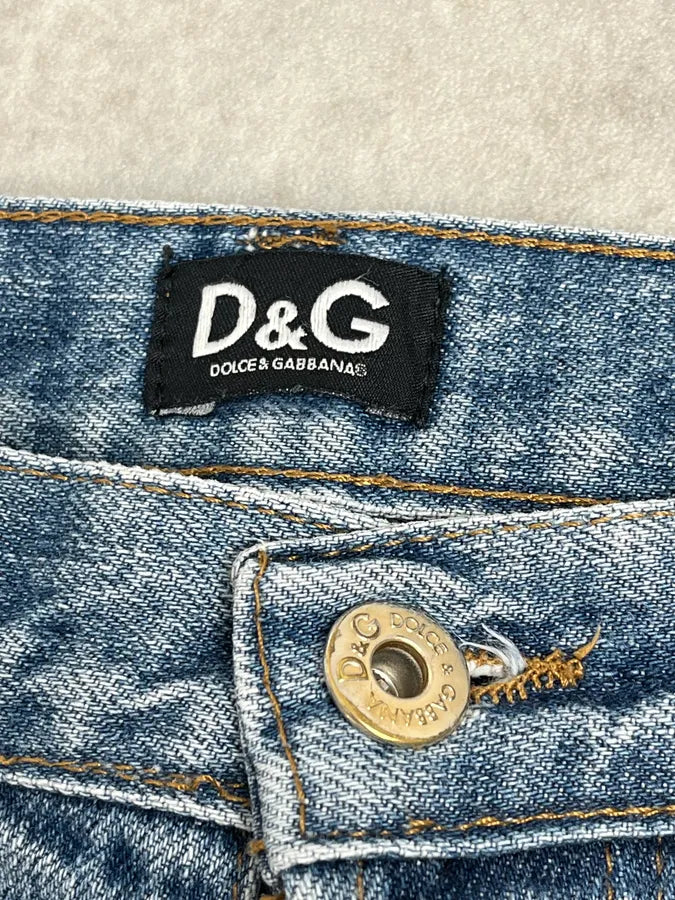 SS2006 Dolce & Gabbana Classic Blue Denim Jeans iOXGJKv 11