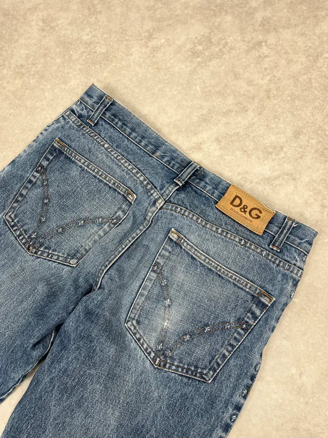 SS2006 Dolce & Gabbana Classic Blue Denim Jeans iOXGJKv 7