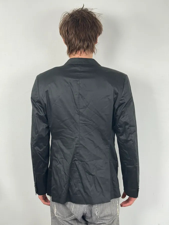 2000s Dolce & Gabbana Classy Black Blazer Jacket SUyHMal 2