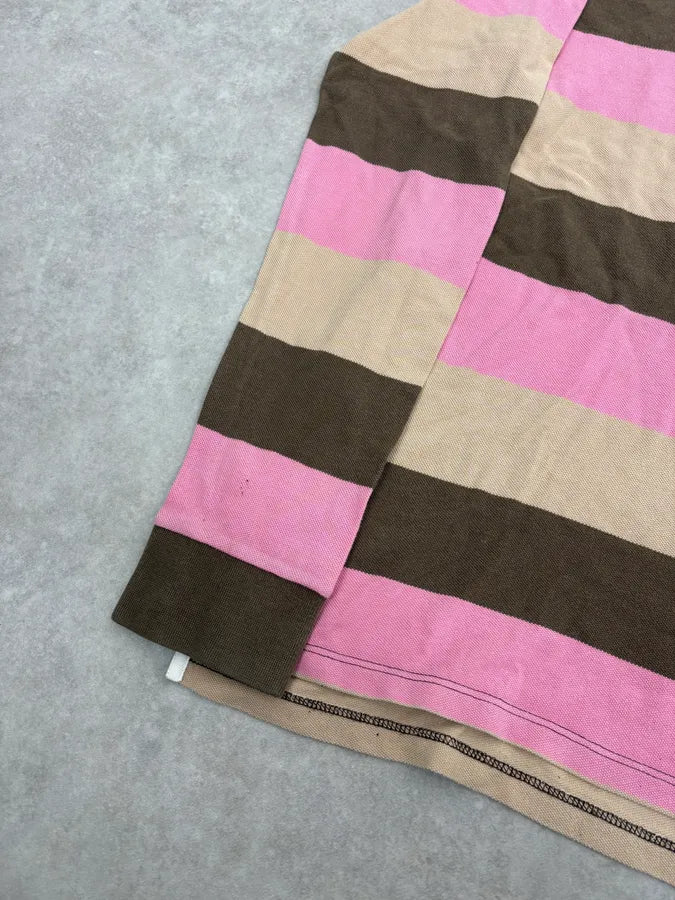 AW2004 Dolce & Gabbana Classy Double Collar Striped Polo KFuuCzY 6