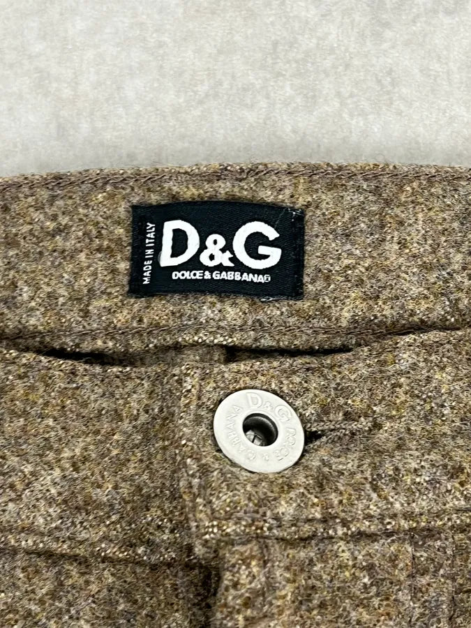 2000s Dolce & Gabbana Classy Wool Pants GtqfhhY 10
