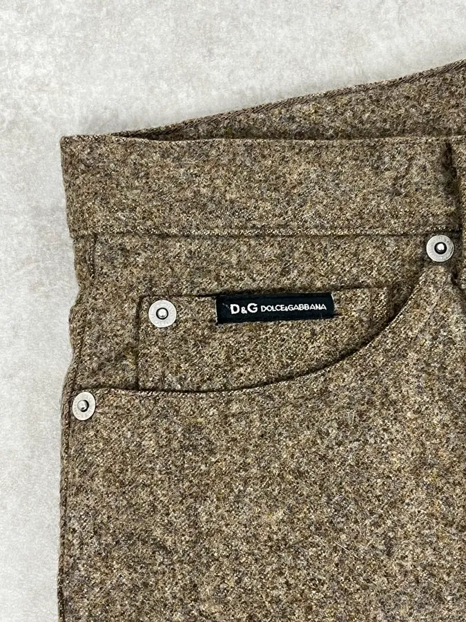 2000s Dolce & Gabbana Classy Wool Pants GtqfhhY 11