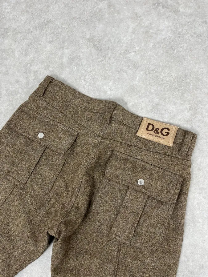 2000s Dolce & Gabbana Classy Wool Pants GtqfhhY 7