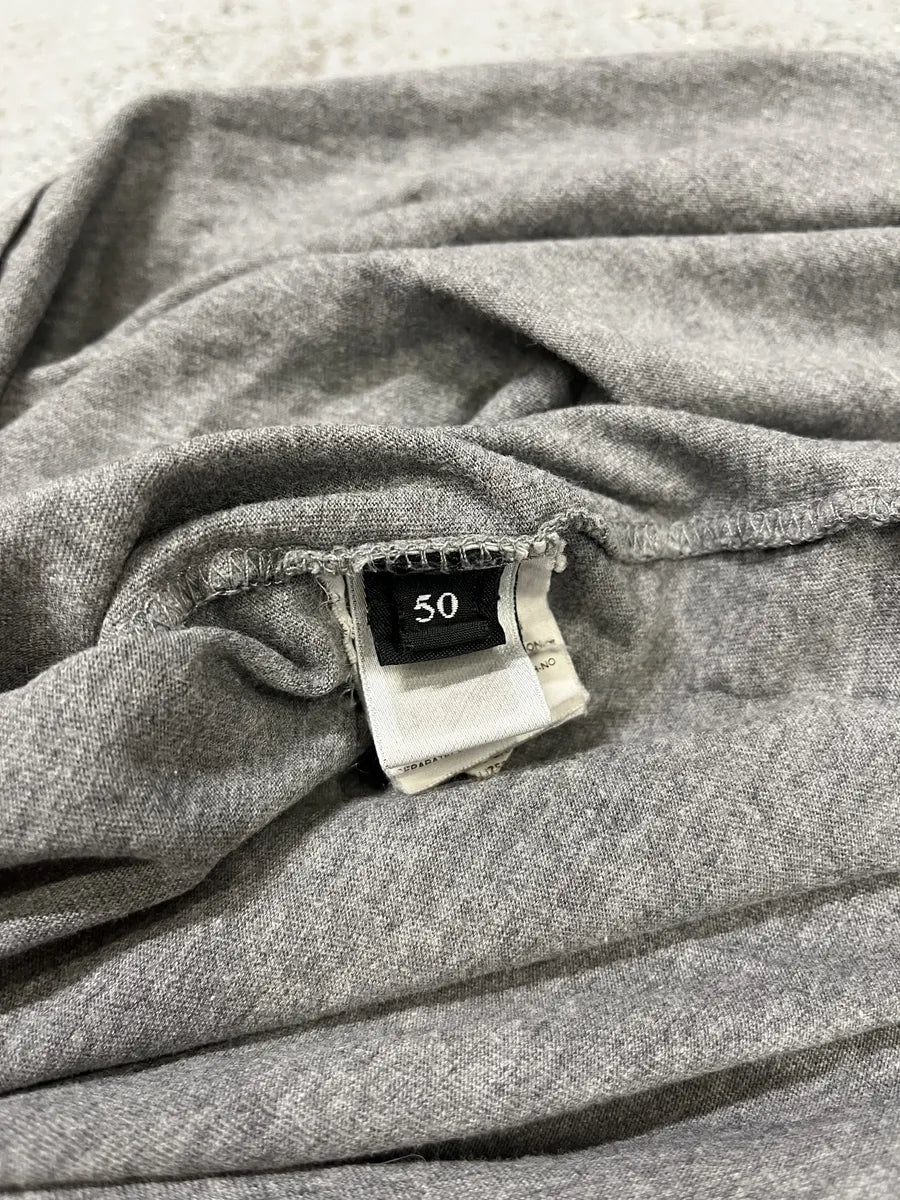 2000s Dolce & Gabbana Claudia Schiffer Naked Grey T-Shirt oxzGtYv 6