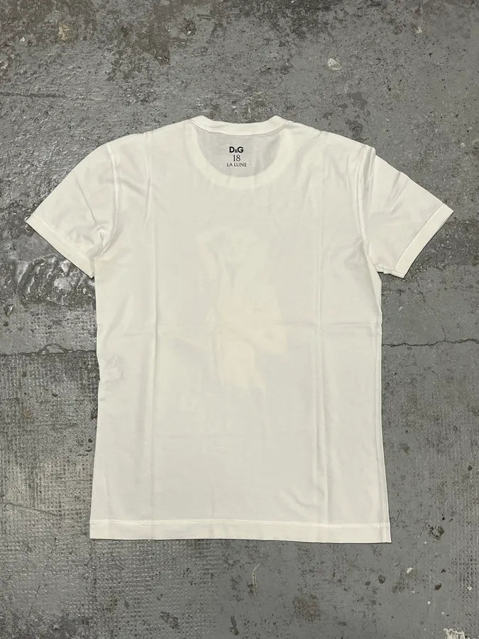 2000s Dolce & Gabbana Claudia Schiffer Naked White T-Shirt ybCyTvx 6