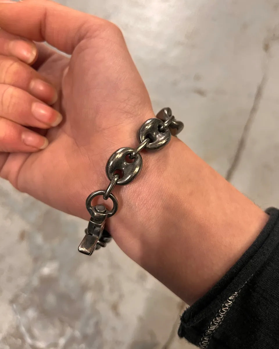 2000s Dolce & Gabbana Coffee Bean Steel Bracelet JSfKZQj 3