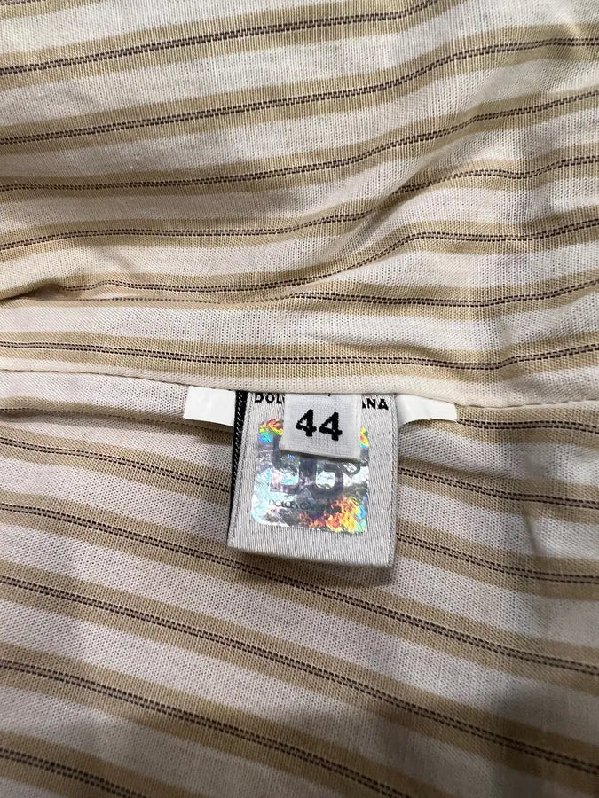 2000s Dolce & Gabbana Copper Brown Utility Cargo Leather Jacket (XS) 8