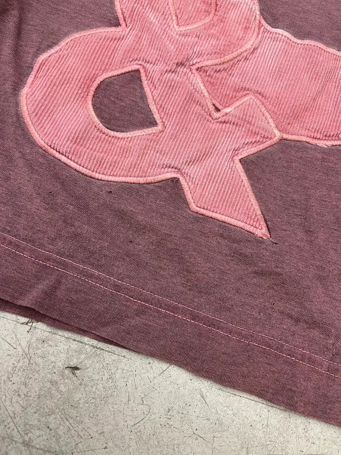 2000s Dolce & Gabbana Corduroy Logo Burgundy Longsleeve HRcKUcT 5