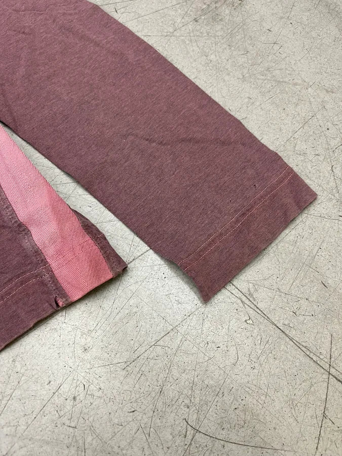 2000s Dolce & Gabbana Corduroy Logo Burgundy Longsleeve HRcKUcT 6