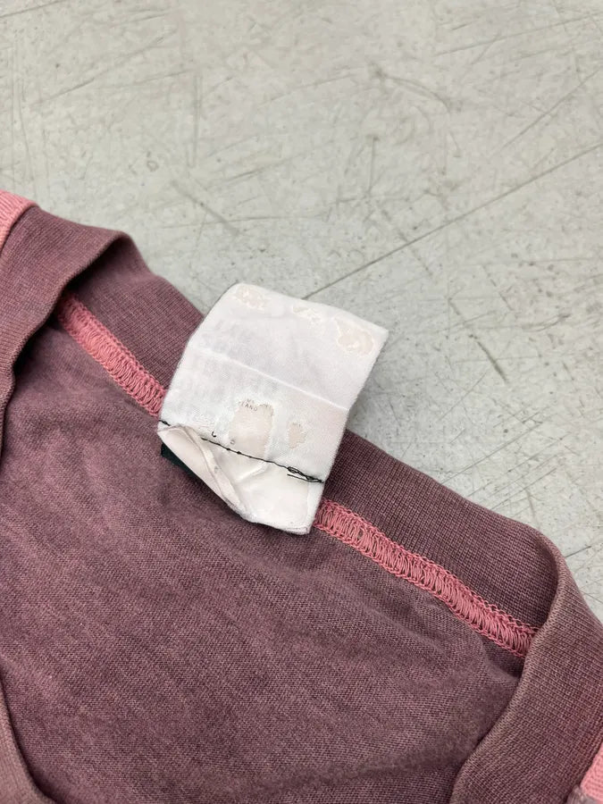 2000s Dolce & Gabbana Corduroy Logo Burgundy Longsleeve HRcKUcT 8