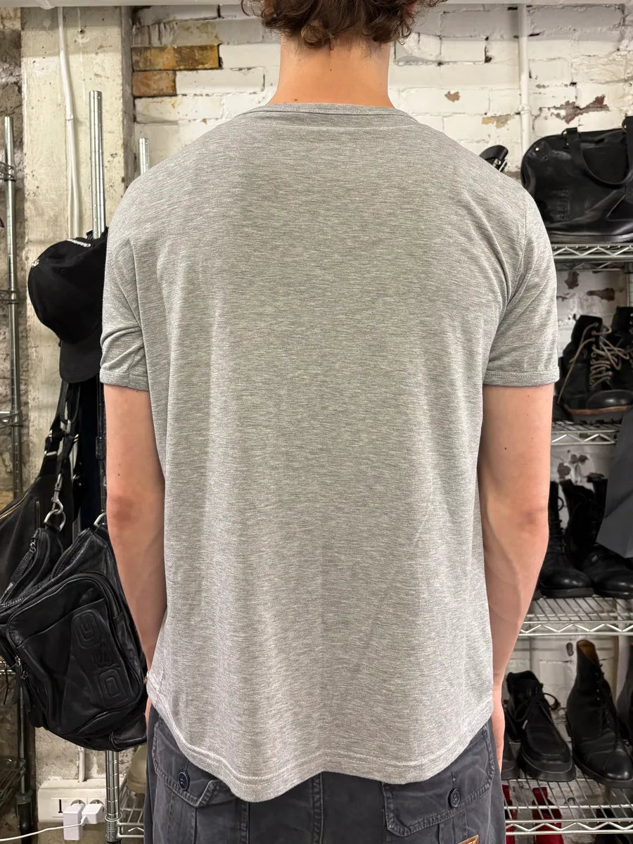 2000s Dolce & Gabbana Cowboy Gun Human Grey Tee-Shirt wrnXrQB 3
