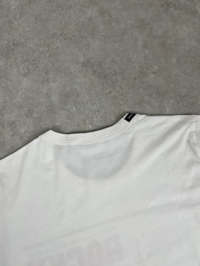 SS2009 Dolce & Gabbana Cream Cotton Rocky Balboa T-Shirt gVFPmHJ 6