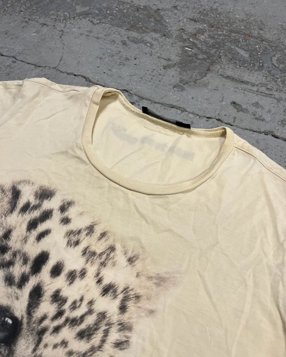 2000s Dolce & Gabbana Cream Leopard Print T-Shirt leTIPAg 4