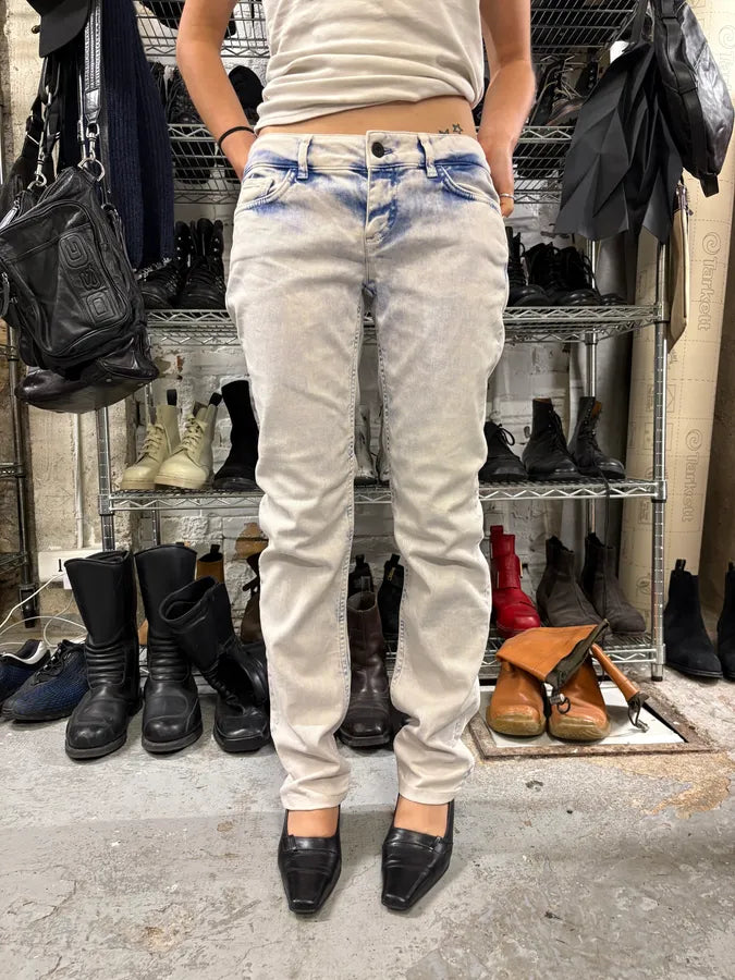 2000s Dolce & Gabbana Creamy Denim Jeans gfpvrul 1