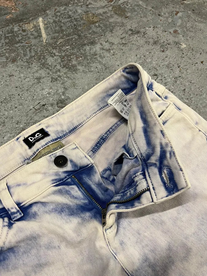 2000s Dolce & Gabbana Creamy Denim Jeans gfpvrul 11