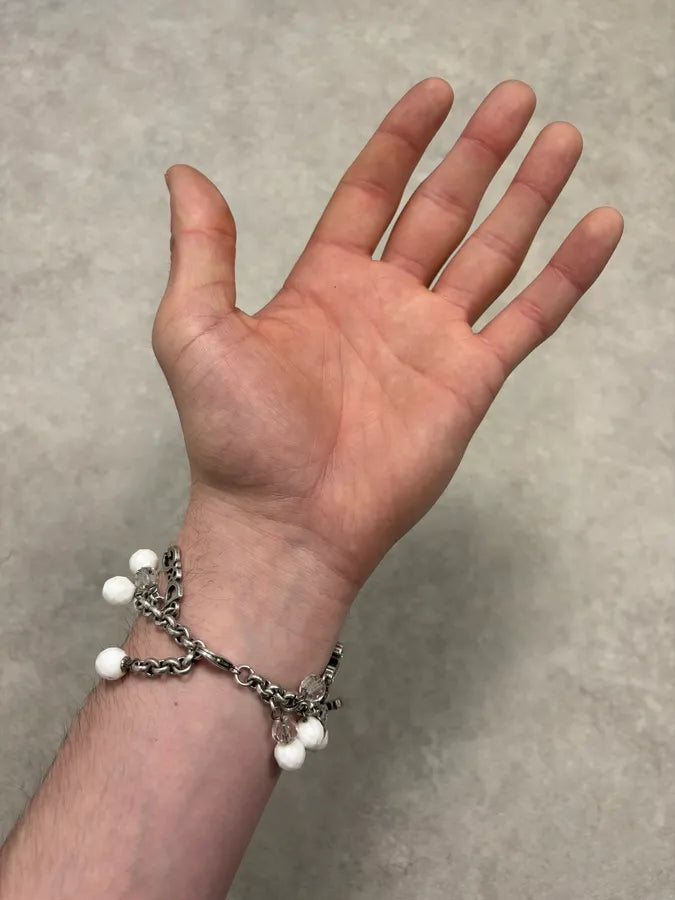 2000s Dolce & Gabbana Cross Charm Pendant Bracelet vtXEjwh 2