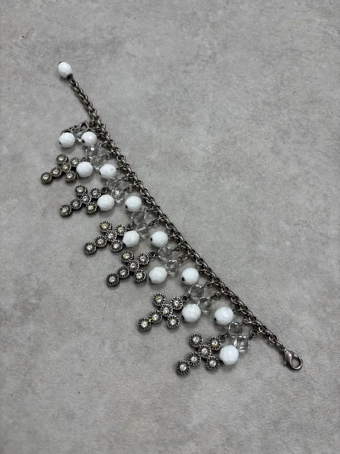 2000s Dolce & Gabbana Cross Charm Bracelet PEYGWOg 4