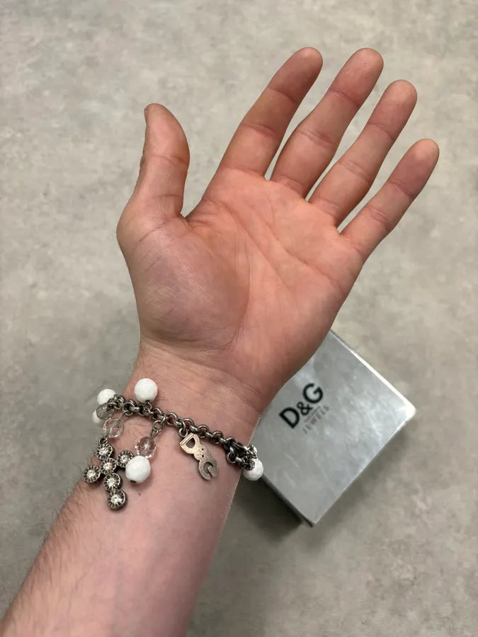 2000s Dolce & Gabbana Cross Charm Bracelet PEYGWOg 1