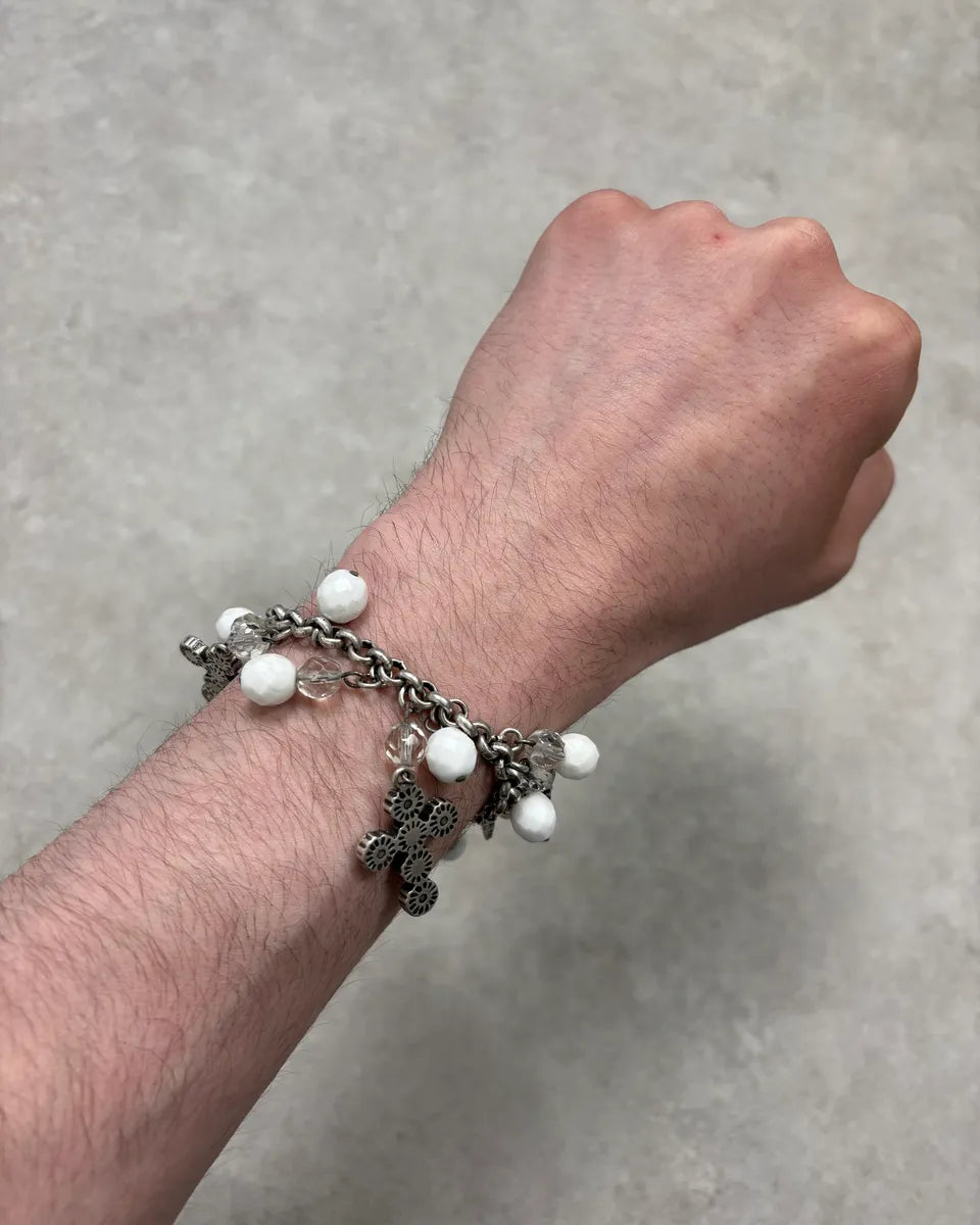 2000s Dolce & Gabbana Cross Charm Pendant Bracelet vtXEjwh 1