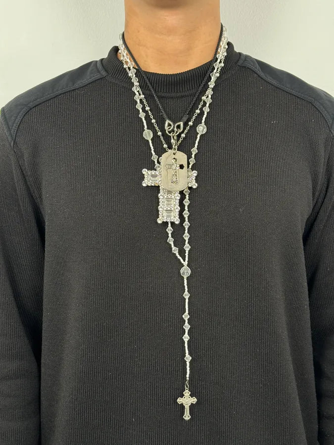 SS2003 Dolce & Gabbana Cross Dog Tag Necklace LjCmOze 2