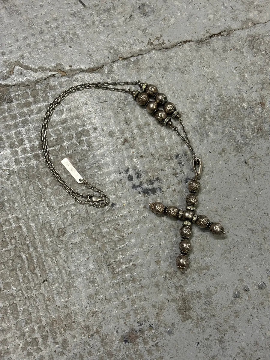 2000s Dolce & Gabbana Cross Earth Bullet Necklace qsncqxW 1