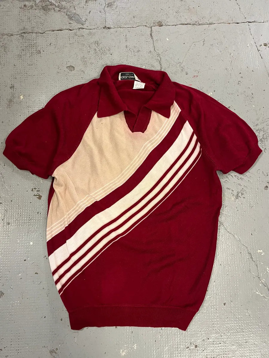 2000s Dolce & Gabbana Cross Lines Red Polo SKTrnDX 3