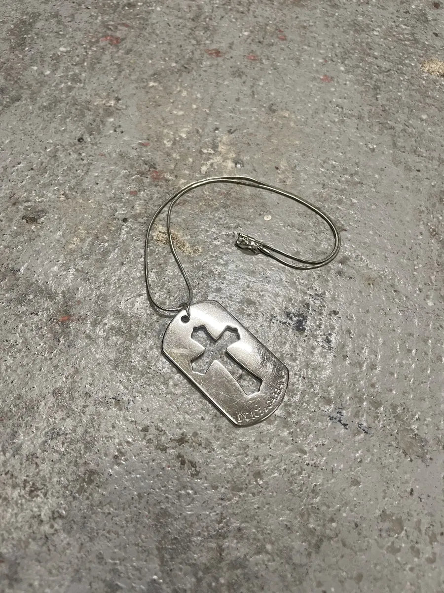 2000s Dolce & Gabbana Cross Pendant Necklace JhXabTQ 3