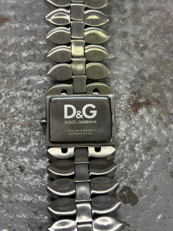 2000s Dolce & Gabbana Crystal Leaves Bracelet Watch XGEDNql 4