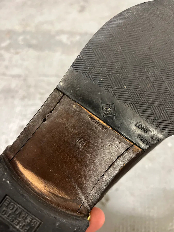 2000s Dolce & Gabbana Dark Brown Gold Buckle Ankle Leather Boots scJsUse 6