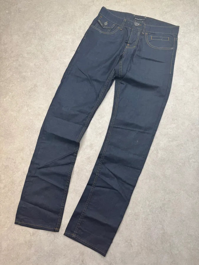 20010s Dolce & Gabbana Dark Navy Slim Denim Jeans nGLLmKh 4
